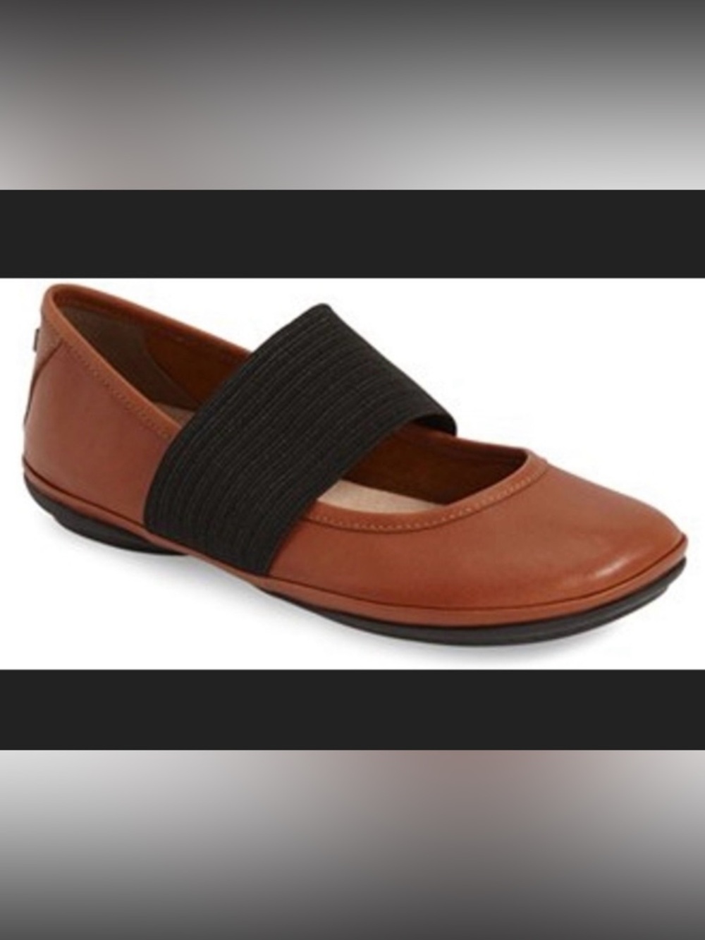 Camper Right Nina Ballet Brown Flats - Euro 41